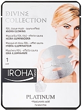 Moisturizing Mask - Iroha Divine Collection Platinum & Hyaluronic Acid — photo N1