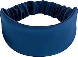 Fragrances, Perfumes, Cosmetics Satin Classic Headband, dark blue - MAKEUP Hair Accessories