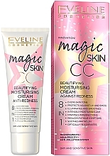 Fragrances, Perfumes, Cosmetics CC-Cream - Eveline Cosmetics Magic Skin CC Moisturising Cream Anti-Redness