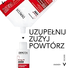 Toning Anti Hair Loss Shampoo - Vichy Dercos Energy+ Stimulating Shampoo (refill) — photo N5