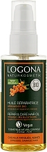 Fragrances, Perfumes, Cosmetics Hair Reconstructing Bio Oil "Sea Buckthorn" - Logona Repair & Pflege Haarol