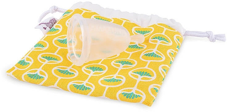 Hygienic Menstrual Cup, size 2, yellow case - Lamazuna — photo N2