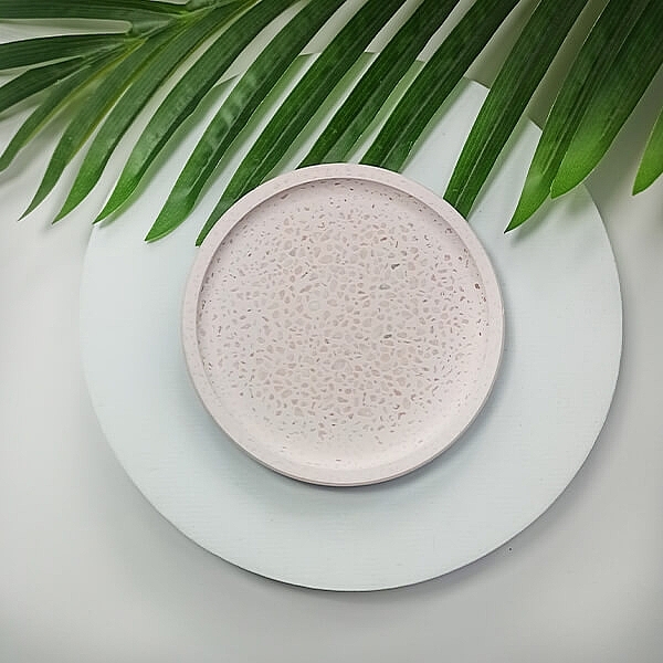 Round Soap Dish, Pink - Yeye — photo N2