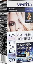 Fragrances, Perfumes, Cosmetics Lightener up to 9 Tones - Venita Plex Platinum Lightener