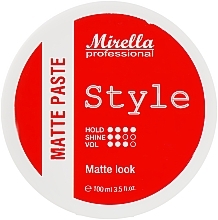 Fragrances, Perfumes, Cosmetics Matte Hair Styling Paste - Mirella Professional Style Matte Paste