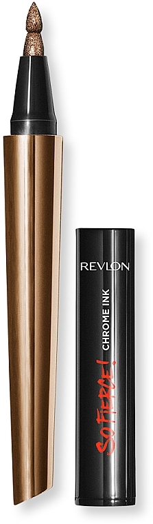 Eyeliner - Revlon So Fierce! Chrome Ink Liquid Eyeliner — photo N1