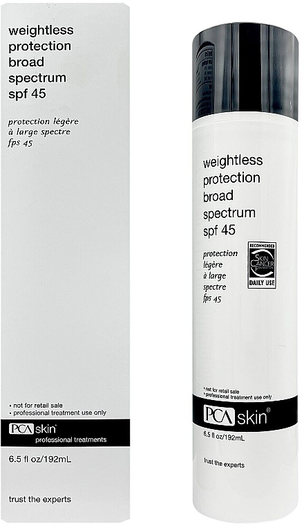 Facial Sunscreen SPF45 - PCA Skin Weightless Protection Broad Spectrum SPF 45 — photo N11