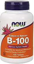 Sustained Release Vitamin B-100 - Now Foods Vitamin B-100 Sustained Release Tablets — photo N1