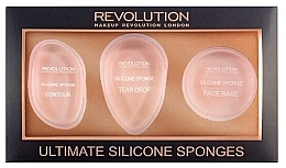 Fragrances, Perfumes, Cosmetics Silicone Sponge Set - Makeup Revolution Ultimate Silicone Sponge Set