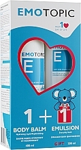 Fragrances, Perfumes, Cosmetics Set - Pharmaceris E Emotopic (b/balm/400ml + b/emulsion/200ml)