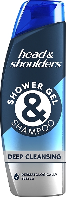 Shower Gel & Anti-Dandruff Shampoo "Deep Cleansing" - Head & Shoulders Deep Cleansing Shower Gel & Shampoo — photo N2