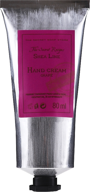 Grape Hand Cream - Soap & Friends Shea Line Hand Cream Grape — photo N3