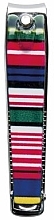 Nail Clipper, multi-colored stripes - Titania — photo N1
