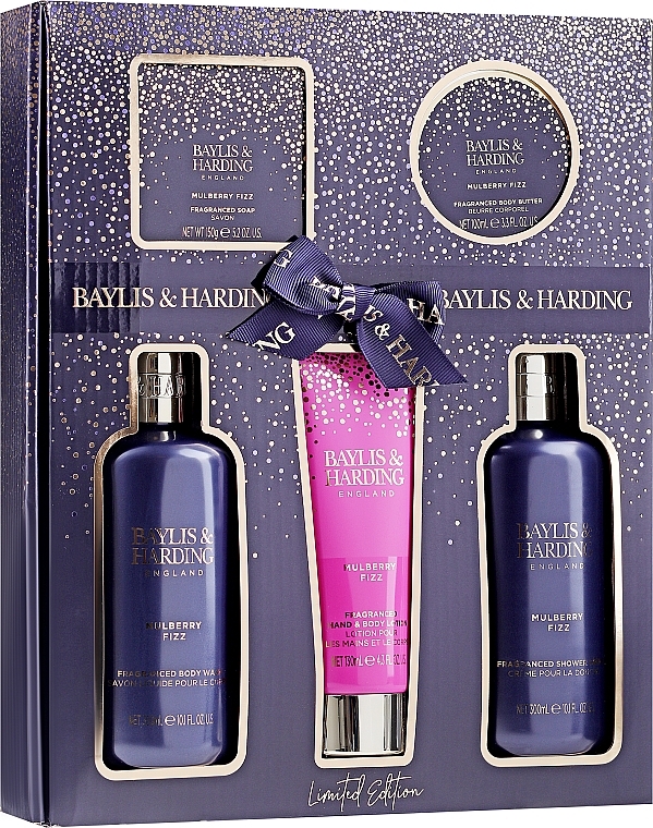 Set, 5 products - Baylis & Harding Mulberry Fizz — photo N1