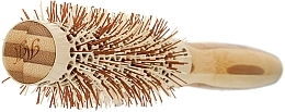 Bamboo Thermal Hair Brush, d.23 - Olivia Garden Healthy Hair Eco-Friendly Bamboo Brush — photo N2