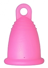Menstrual Cup with Ring, size L, fuchsia - MeLuna Sport Menstrual Cup — photo N2