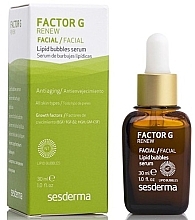 Fragrances, Perfumes, Cosmetics Facial Lipid Bubbles Serum - SesDerma Laboratories Factor G Renew Facial Lipid Bubbles Serum