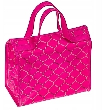 Fragrances, Perfumes, Cosmetics Makeup Bag, pink - Auri Simple Black & White XL