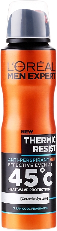 Men Deodorant-Antiperspirant - L'Oreal Paris Men Expert Thermic Resist 48H — photo N1