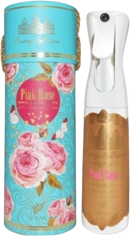 Home Spray - Afnan Perfumes Heritage Collection Pink Rose Room & Fabric Mist — photo N6