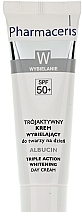 Triple Action Brightening Cream - Pharmaceris W Albucin Triple Action Skin Lightening Cream SPF40 — photo N1