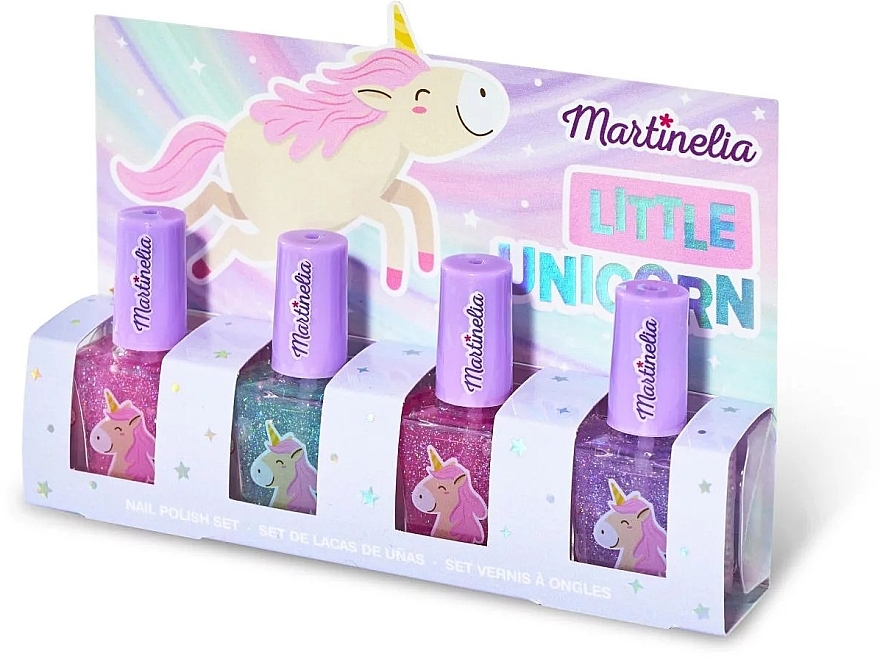 Nail Polish Set 'Little Unicorn' - Martinelia Little Unicorn (nail/polish/4pcs) — photo N1