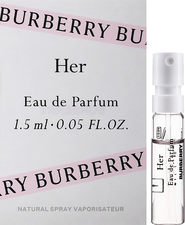 GIFT! Burberry Her - Eau de Parfum (sample) — photo N2