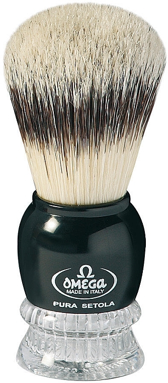 Shaving Brush, 10275, black - Omega — photo N1