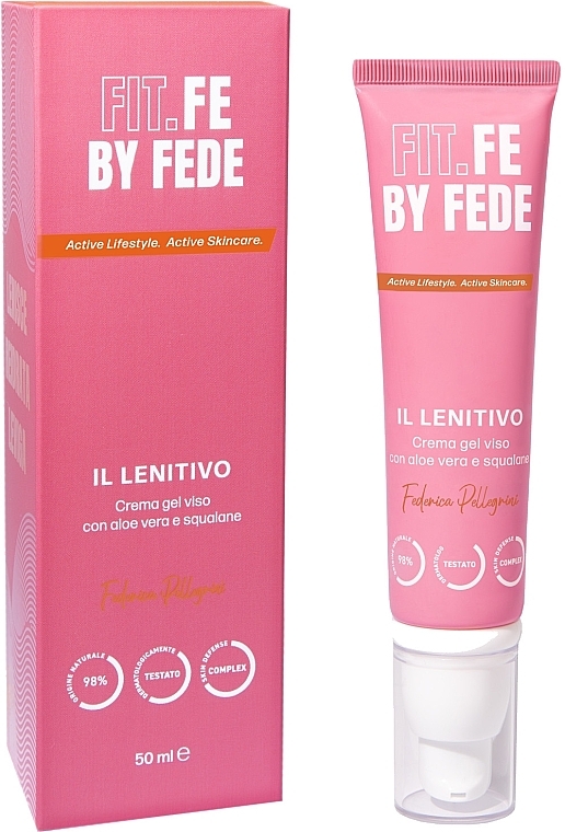 Face Gel Cream - Fit.Fe By Fede The Reliever Face Gel-Cream — photo N1