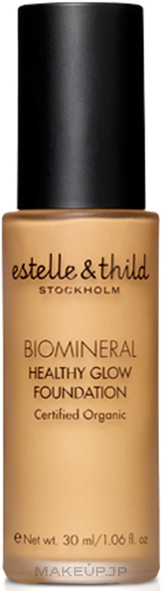 Foundation - Estelle & Thild BioMineral Healthy Glow Foundation — photo 125 - Dark Yellow