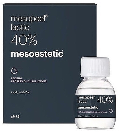 Face Peeling with 40% Lactic Acid - Mesoestetic Mesopeel Lactic 40% — photo N1