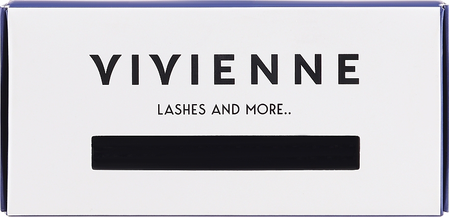 Eyelash Extensions 'Elite', black, 20 rows (mix, 0.07, CC, (9-14)) - Vivienne — photo N3