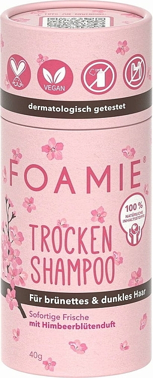 Brunette Dry Shampoo - Foamie Dry Shampoo Berry Blossom — photo N7