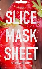 Fragrances, Perfumes, Cosmetics Facial Slice Mask Sheet "Strawberry" - Kocostar Slice Mask Sheet Strawberry