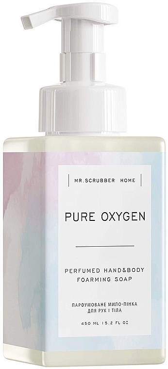 Perfumed Hand & Body Foam Soap "Pure Oxygen" - Mr.Scrubber Home Pure Oxygen Perfumed Hand & Body Foarming Soap — photo N1