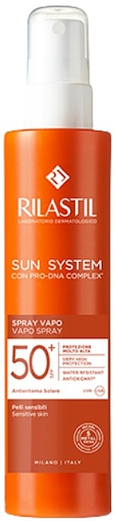 Body Sunscreen Spray - Rilastil Sun System Vapo Spray SPF50+ — photo N1