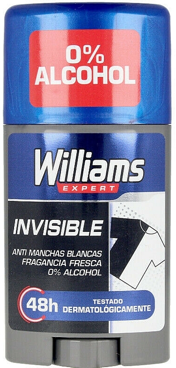 Deodorant-Stick - Williams Expert Invisible Deodorant Stick  — photo N7