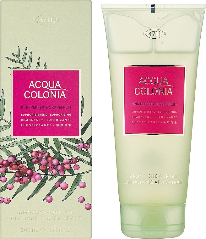 Maurer & Wirtz 4711 Acqua Colonia Pink Pepper & Grapefruit - Shower Gel — photo N16