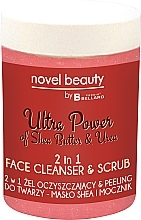 2-in-1Cleansing Facial Gel-Scrub "Shea Butter and Urea" - Fergio Bellaro Novel Beauty Ultra Power Face Cleancer & Scrub — photo N5