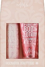 Set "Pure Beauty Fascination" - Mades Cosmetics M|D|S Baty & Body Fascination(b/wash/200ml + b/milk/150ml) — photo N2