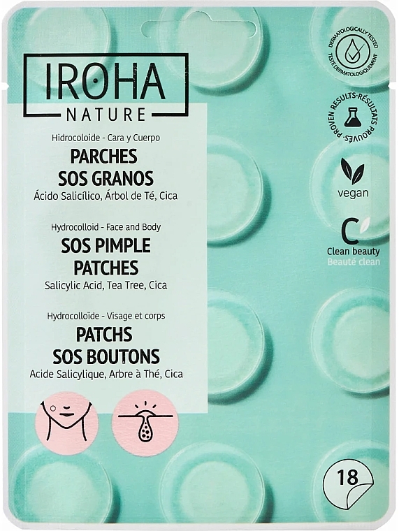 Anti-Pimple Patch - Iroha Nature SOS Pimple Patches — photo N1