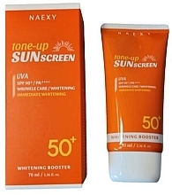 フェイス 日焼け止め - Farmstay Whitening Booster Tone-Up UVA Sunscreen SPF50+ Pa++++ — photo N1