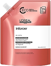 Fragrances, Perfumes, Cosmetics Strengthening Conditioner - L'Oreal Professionnel Serie Expert Inforcer Strength Anti-Breakage Conditioner Eco Refill