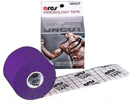 Kinesio Tape, purple - Ares Kinesio Tape Standart — photo N4