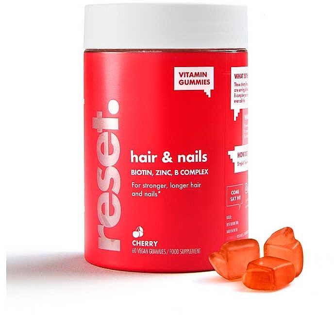 Supplement 'Hair & Nails' - Reset Hair & Nails Vitamins Hair & Nails Vitamin Gummies — photo N1