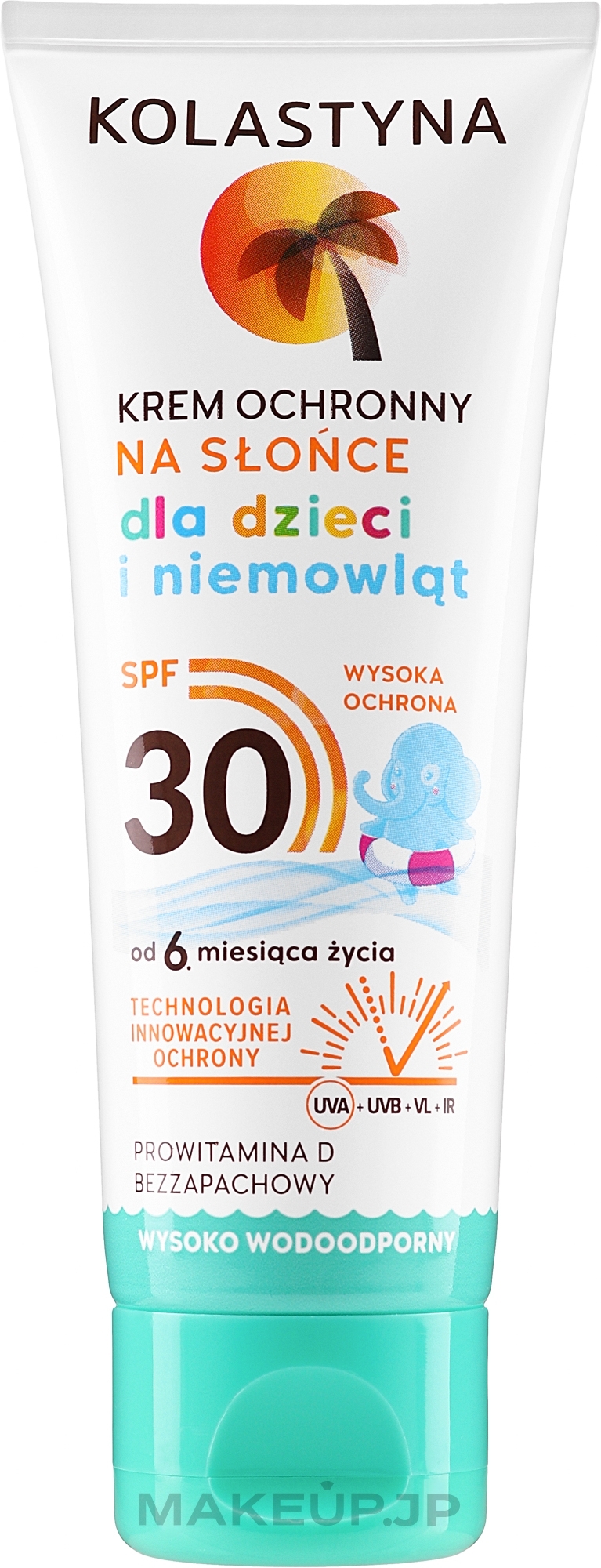 Kids Protective Waterproof Cream SPF 30 - Kolastyna — photo 75 ml