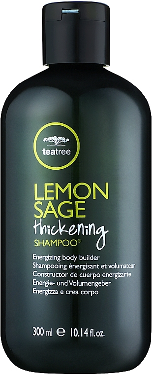 Tea Tree Extract, Lemon & Sage Shampoo - Paul Mitchell Tea Tree Lemon Sage Thickening Shampoo — photo N4