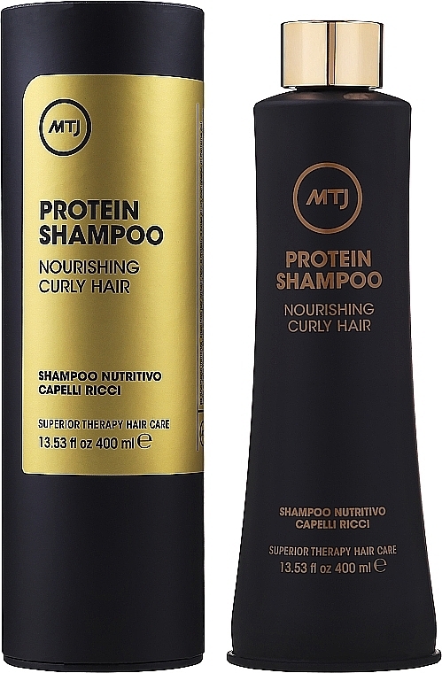 Nourishing Shampoo for Curly Hair - MTJ Cosmetics Superior Therapy Protein Shampoo — photo N22