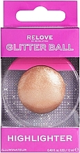 Fragrances, Perfumes, Cosmetics Highlighter - Relove Dancing Queen Glitter Ball Liquid Highlighter (Champagne)