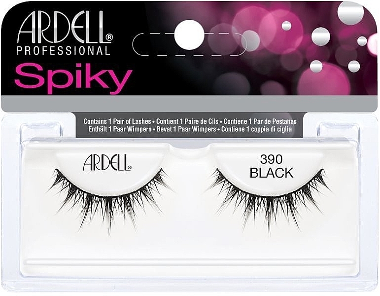 False Lashes - Ardell Spiky Lashes 390 Black — photo N1